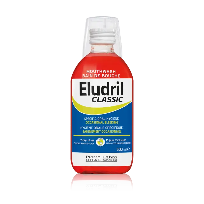 Eludril Classic - Вода за уста при кървящи венци